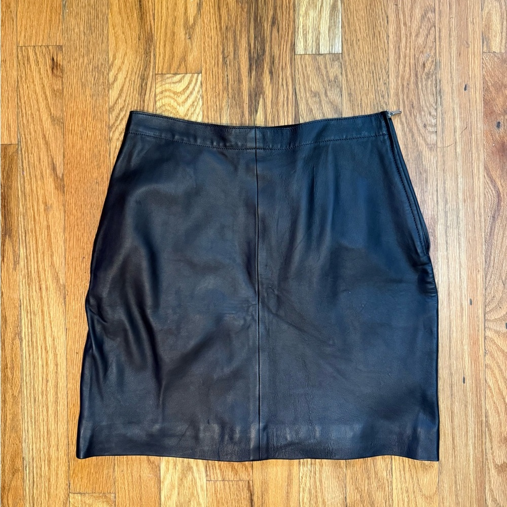 Sandro Leather skirt